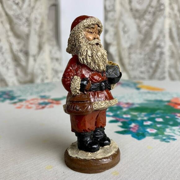 Vintage Santa Figurine Father Christmas Ornament 3.5" - Picture 5 of 8